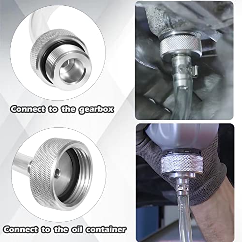 Oil Filling Hose Compatible with VAG DSG VW Audi, Replace for VAS 6262A Gearbox Oil Change Kit with Oil Change Adapter