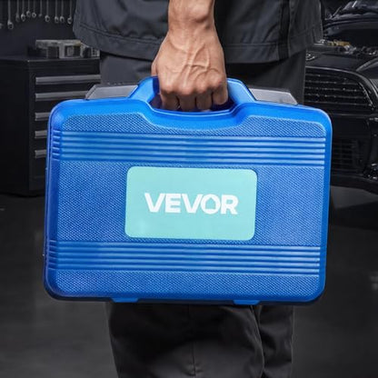 VEVOR 52pcs Custom Bushing Bearing And Seal Driver Set & 16pcs Slide Hammer Puller Set, 2 in 1 Bushing Bearing Driver Press Kit, Heavy Duty Removal Puller Installation Set with 49 Bushings, 10 Collets