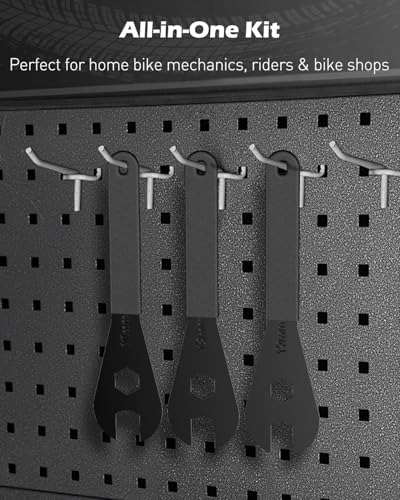 Pawfly Bike Cone Wrench Set Tool, Slim Open End Spanner Tool Kit for Bicycle Wheel Hub Repair - style: 17-19mm