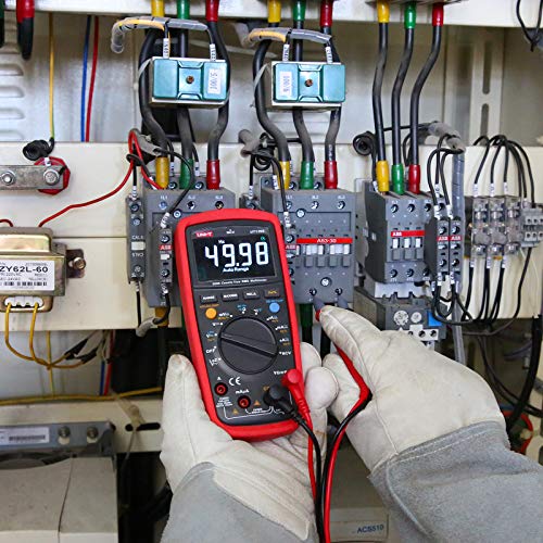 UNI-T True RMS Digital Multimeter UT139S, Auto/Manual Range 6000 Counts NCV LPF/LoZ (ACV) Analog Bar Bandwidth Measures AC DC Voltage AC DC Current Resistance Capacitance Frequency Temperature Duty Cy - size: UT139S