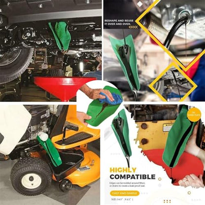 Coolant Filling Funnel Kit with Coolant Tester, Fluid and Oil Set Funnel Flexible Draining Tool