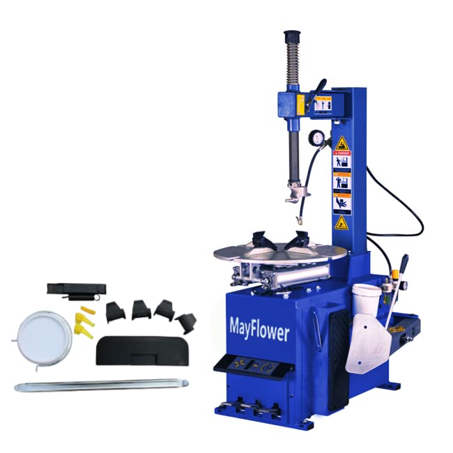 Mayflower - 1.5 HP Tire Changer Wheel Changers Machine Balancer Rim Clamp Combo 560 680/1 Year Full Warranty