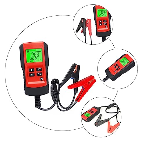 ABOOFAN Battery Tester Charger Car Battery Analyzer Digital Material Car Supply