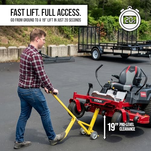 Jungle Jim's Jungle Jack V2 Mower Jack - Lift Most Mowers, Even ZTRs - 800 Pound Capacity!