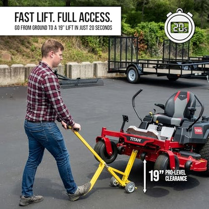 Jungle Jim's Jungle Jack V2 Mower Jack - Lift Most Mowers, Even ZTRs - 800 Pound Capacity!
