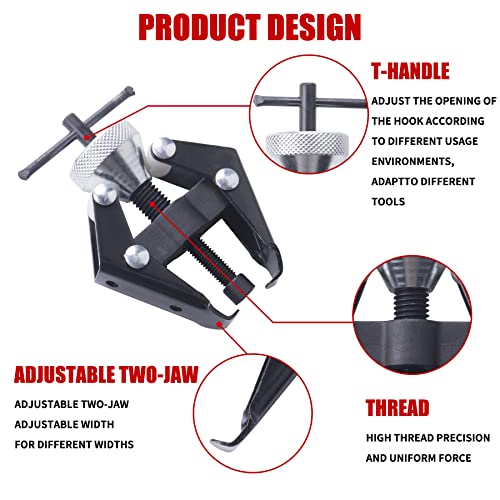 Gashwer Battery Terminal and Wiper Arm Puller Tools, Windshield Wiper Arm Removal Tool, Heavy-Duty Arm Bearing Remover Puller Repair Tool