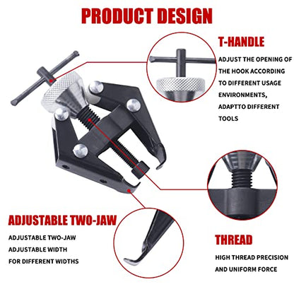 Gashwer Battery Terminal and Wiper Arm Puller Tools, Windshield Wiper Arm Removal Tool, Heavy-Duty Arm Bearing Remover Puller Repair Tool