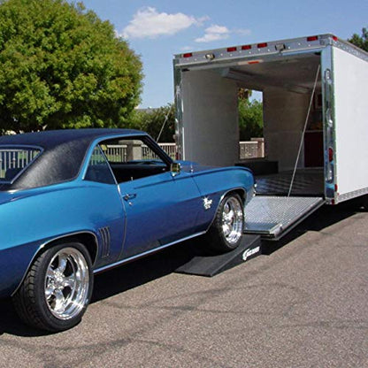 Race Ramps 2-Pack RR-TR-7 Trailer Ramp, Lightweight & Non-Scratch for Maintenance & Display, 7" - Portable Automotive Platform Riser for Loading, Oil Changes and Garage Use
