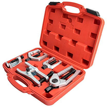 Hex Autoparts 5pcs Car Front End Service Tool Tie Rod Puller Ball Joint Separator Pitman Arm Removal Kit