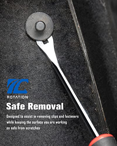 ROTATION Door Upholstery, Panel, Trim Removal Tools for Auto - color: Red_1pc