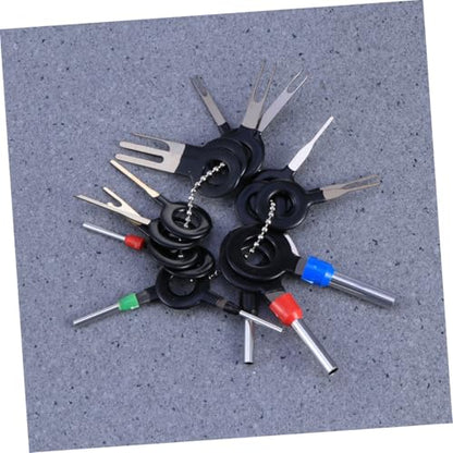 2pcs 18 1 Automotive Pin Release Tool Set 18 in 1 Terminal Extractor for Harness Damage-Free Needle Removal for Circuit Board