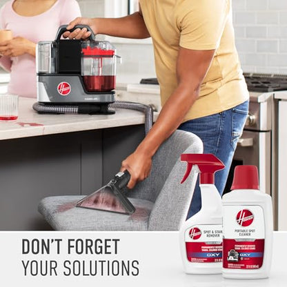 Hoover ONEPWR CleanSlate Cordless Portable Carpet + Upholstery Spot Cleaner Machine, Powerful Suction, Versatile Tools, Car and Auto Detailer, Pair with Hoover Spot & Upholstery Cleaner Solution - style: CleanSlate Cordless