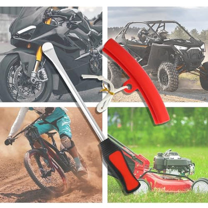 carleef Tire Spoons Lever Tool Set,Tire Changing Tools Include 3PCS Tire Spoons + 2PCS Rim Protectors,Universal Tire Changing Kit Automotive Tools for Motorcycle,Dirt Bike,Lawn Mower