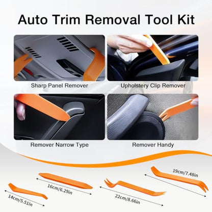 Paintless Dent Removal Kit for Cars - Dent Puller Kit with Premium Dent Lifter, Strong Adhesion Glue Sticks & Puller Tabs, Removable T-bar Puller, PDR Kit for & Auto Body Dent Repair - color: Blue