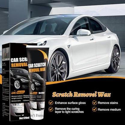 Scratch Remover for Vehicles, Upgrade Car Scratch Remover for Deep Scratches, Car Polishing Wax Scratch Remover for Vehicles,Car Scratch Repair Paste,Cars Paint Scratchs Repair Kit with Wipe Sponge