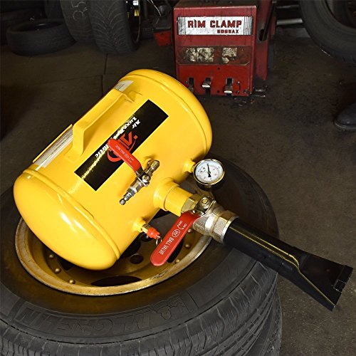 TOOLUXE 30007L Air Tire Bead Sealer, 5 Gallon Tire Bead Seater for Tires, 145 Max PSI Tire Bead Blaster, 87-116 PSI Operating Pressure Air Cannon - size: Tire Bead Seater