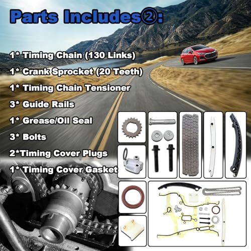 AUCERAMIC Replace 55562234 Timing Chain Kit with Engine Timing Tool Kit Fit For 2011-2015 Chevrolet Cruze/2012-2020 Sonic Fit For 2013-2021 Buick Encore #55353999