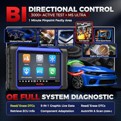 Autel Scanner MaxiIM IM508S PRO Full Bundle Ver., 3000+ Test 40+ Service | 2026 Same as IM608 PRO 2/ IM608S II, w/ $569 PRO Kit, Bidirectional Scan Tool, Enhanced All-Sys Diagnostic, 10X Faster, OS11