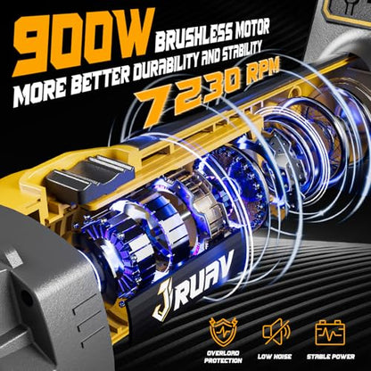 Cordless Buffer Polisher for Car Detailing,7230 RPM Car Buffer Polisher,21V 4.0Ah Li-ion Battery,Cordless Polisher With 29 PCS Car Detailing Kit,for Polishing, Waxing, Boat Sanding, Scratch Removing