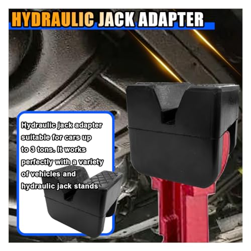 Jack Pad Adapter, Rubber Floor Jack Stand Pads, Universal Heavy Duty Slotted Frame Rail Pinch Weld Protector (4Pcs) - size: 4Pcs
