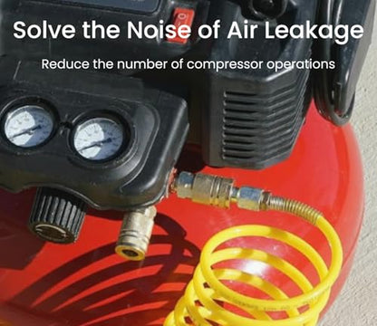 Industrial Brass Air Coupler & Plug Kit, 1/4" NPT | 28 Piece, Air Tool Fittings Set, Quick Connect Air Hose Fittings, Air Compressor Accessories - size: 1/4 inch NPT Coupler and Plug Kit, 28 Piece