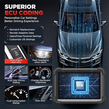 Launch X431 PRO Dyno 2026 Upgrade Bidirectional Scan Tool for 99.99% of Cars, ECU Coding, Active Tests, 38+ Services, All System Diagnostic Scanner, CAN-FD, FCA AutoAuth, 2 Years Free Update