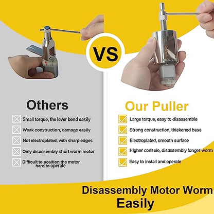 Stainless Steel Motor Gear Puller Pinion Puller Tool Kit for Automobile Motor DIY, RC Toy Helicopter Motor Refit, Upgraded No-Bend Version Large Torque High Strength Puller | for Automobile Motor DIY, RC Toy Helicopter Motor Refit, Upgraded No-Bend Versio