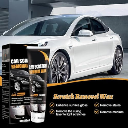 Upgraded Car Scratch Remover Polishing Wax,Cars Scratch Repair Paste with Wipe and Sponge,Car Paint Scratchs Repair Kit for Deep Scratches,Scratch Remover for Vehicles,Car Paint Polishing&Restore - color: 002