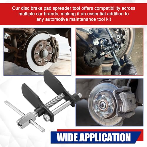 NYXOVA Disc Brake Pad Installation Spreader Caliper Piston Spreader Tool, Motorcycle Brake Calliper Compressor Tool