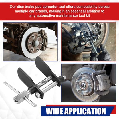 NYXOVA Disc Brake Pad Installation Spreader Caliper Piston Spreader Tool, Motorcycle Brake Calliper Compressor Tool
