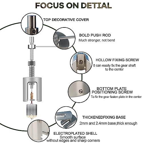 Stainless Steel Motor Gear Puller Pinion Puller Tool Kit for Automobile Motor DIY, RC Toy Helicopter Motor Refit, Upgraded No-Bend Version Large Torque High Strength Puller | for Automobile Motor DIY, RC Toy Helicopter Motor Refit, Upgraded No-Bend Versio