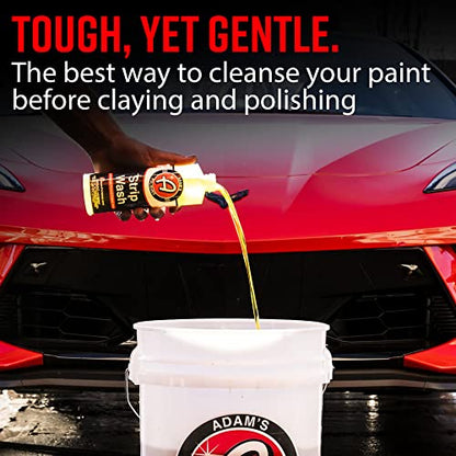 Adam's Polishes Strip Car Wash Soap (16 oz) - Sealant & Wax Remover Shampoo Salt Remover, Presoak, & Acidic Wash | Thick Suds For Use Cleaning Kit, Foam Cannon, Foam Gun, Sponge, Mitt, Chamois - size: 16 Fl Oz (Pack of 1)
