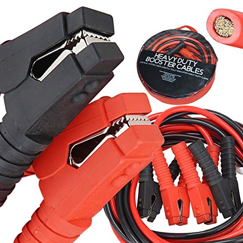 Voilamart Heavy Duty Battery Jumper Cable 2 Gauge 20Ft 1200AMP Booster Cables for Cars Trucks