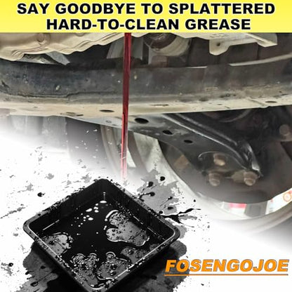 Oil Change Kit, 15 Inch Oil Drain Pan Splash Pad Fits Most Drain Pans | Less Splash and Much Less Clean up | No Splatter Pad, Anti Splash Oil Change Mat for Car Changing Oil Transmission Drain Pan - size: 15'' Round - 1 piece