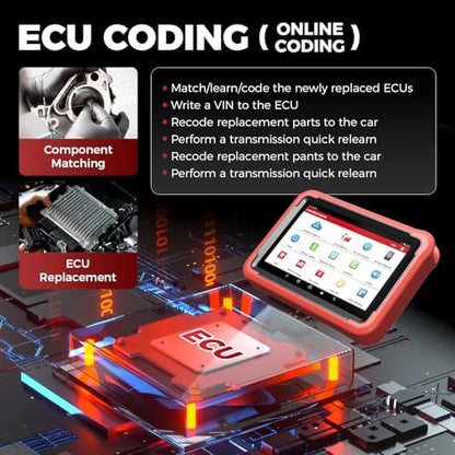 Launch X431 PROS V 5.0 2026 Bidirectional Scan Tool with Blueto0th Coding | 2 Years F-Ree Updates, ECU Code, 38+ Reset, CANFD, FCA AutoAuth, Launch Scanner with Wireless Connector for All Cars