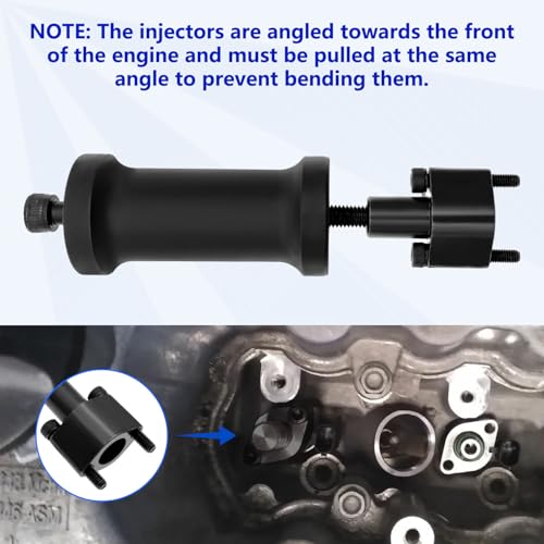 ZKTOOL Fuel Injector Puller Removal Tool - Compatible with GM, Buick, Vauxhall, Opel & MG Direct 1.0L, 1.4L, 1.5L Injection Petrol, OEM TEN00140 - color: Black
