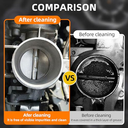 Carburetor Cleaning Kit, Double-Ended Brushes for Small Engines | 13 Wires, 10 Needles, 5 Nylon Brushes, 3 Double-Ended Brushes, Scraper & 4 Hooks; for Chainsaws, Lawn Mowers & Welders