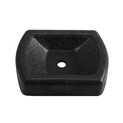 LEORAY Jack Wheel Chock, Reinforced Rubber Jack Caster Wheel Dock for Caravans and Trailers - size: Single Wheel