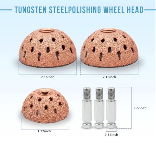 Air Tire Repair and Polish Patch Kit with 2500 RPM tire Buffer, Inner Liner Scraper, Patch Roller, and Durable Buffing Wheel for Tire Maintenanc