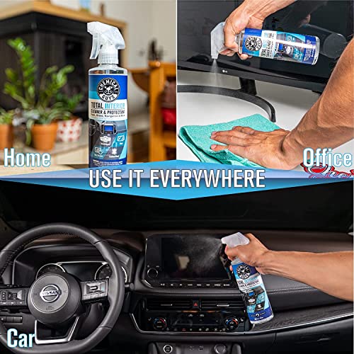 Chemical Guys SPI22016 Total Interior Cleaner and Protectant, Safe for Cars, Trucks, SUVs, Jeeps, Motorcycles, RVs & More, 16 fl oz (Pack of 2) - size: 16 Fl Oz (Pack of 2), style: Bundle
