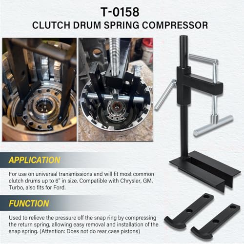 Bonbo T-0158 Universal Clutch Drum Spring Compressor Transmission Tool Heavy Duty Steel