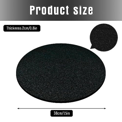 Oil Drain Splash Pad, 15 inch Round No Splatter Pad Oil Splash Pad Fits Most Oil Drains Anti Splash Oil Change Mat for Mechanics and Automotive Techs - size: 1 PCS 15 IN