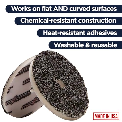 URO-Fiber Microfiber Car Buffer Polisher Pads for Buff and Shine, 6 Inch Polisher Dual Action Buffing Tool for Cutting, Polishing Pad & Finishing, Durable Foam Car Polish Detailing Supplies (692mfp)