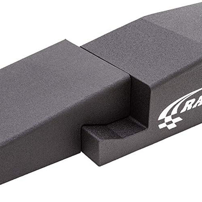 Race Ramps 2-Piece 67" XT Car Service Ramp, Tire Lift for Low Profile Vehicles, Solid High-Density Foam for Non-Skid Loading, Set of 2