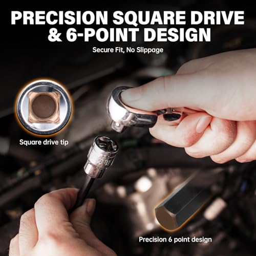 19-Piece 3/8" Drive Impact Hex Bit Socket Set - size: 19 pieces 3/8" Long