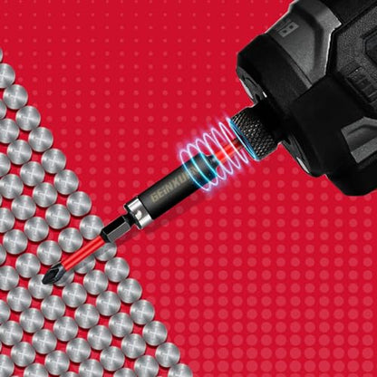 Geinxurn 8PACK Torsion Impact Bit Holder,Magnetic Extension Locking Socket Drill Bit Holder S2 Alloy Steel Hex Shank Quick-Change Drill Bit Guide - style: 2.5INCHES -Bit Holder-8PCS