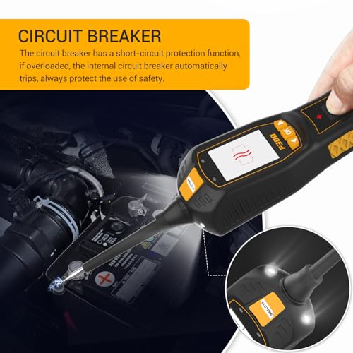 P300 Circuit Breaker Finder Tool & Fuel Injector Tester | Relay & Fuse Tester, Circuit Tracer with 40FT Cable, Smart Auto Detect, Battery Diagnostic for 12V 24V Cars Trucks & Trailers