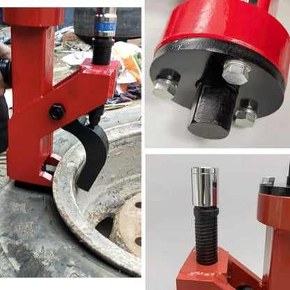 INTBUYING Manual Tire Bead Breaker with Patented Handle Adjustable Hammer Tire Remover Heavy Duty Tires Car Repair,Red