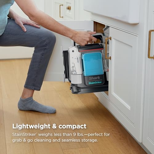 Shark StainStriker | Portable Carpet, Upholstery & Area Rug Cleaner | 3 Tools | Powerful Stain & Odor Remover | Deep Clean & OXY Solutions | White | PX201 - style: StainStriker + 3 Tools