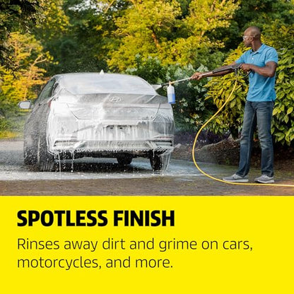 KÄRCHER Vehicle Wash and Wax, Pressure Washer Detergent | Cleans Cars, Bikes, Trucks, Boats and More, Highly Concentrated, Makes up to 40 gal of Cleaner - style: Vehicle Wash & Wax